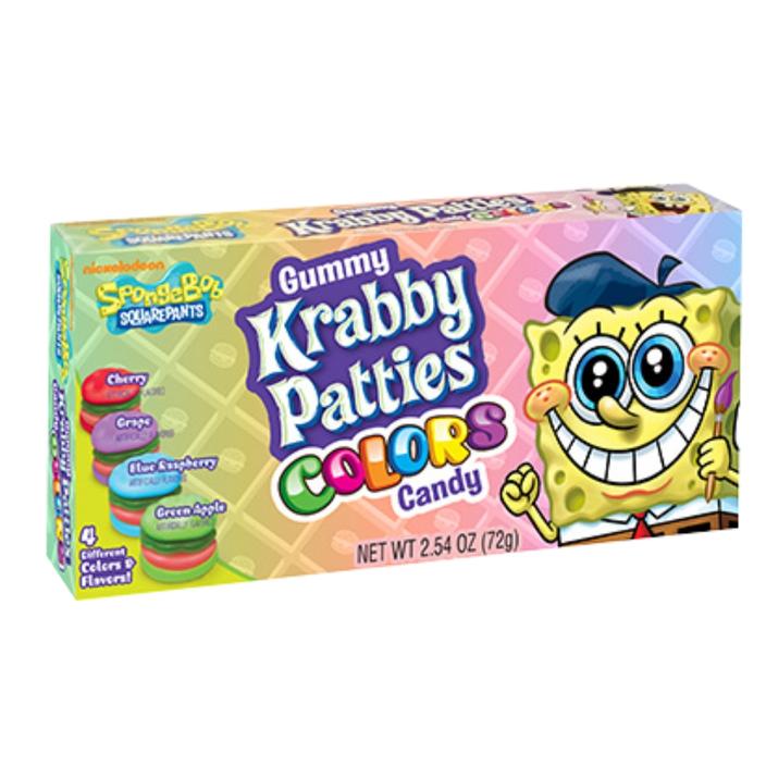 Spongebob Squarepants Gummy Krabby Patties Colors Candy 72 G Snaxies 7327