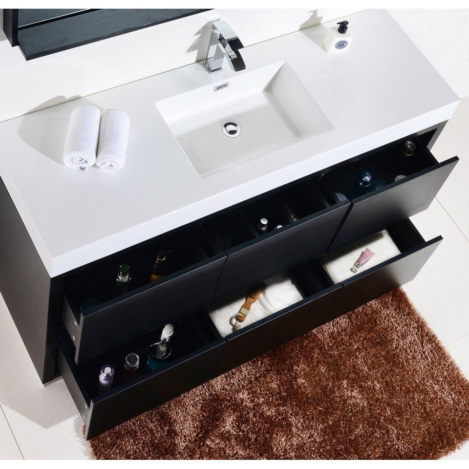 Freestanding Bathroom Vanities / Eviva Stanton 60 Freestanding Double ...