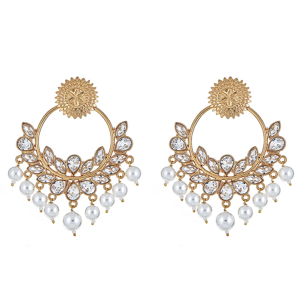 Image of Amaya Floral Drop Earrings