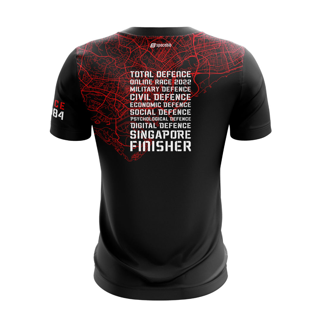 Total Defence Black Finisher Tee