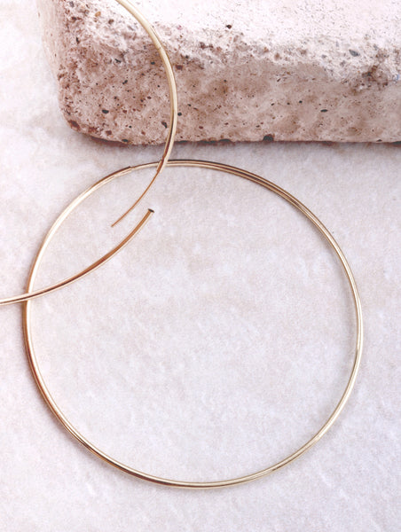 Anarchy Street's 14K Gold Dipped Circle Earring