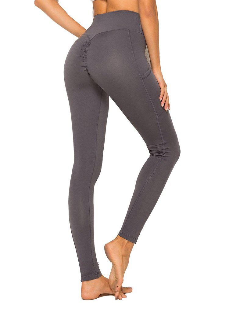 Gray leggings with pockets Medium Size