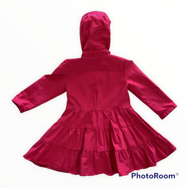 O & W  Girl Hot Pink Raincoat-Light Jacket Size 2-3