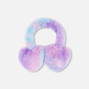 Multi-Color Faux Fur Heart Earmuffs - Nature Baby Outfitter
