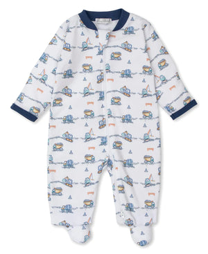 Construction Junction Zip Footie Pajamas - Nature Baby Outfitter