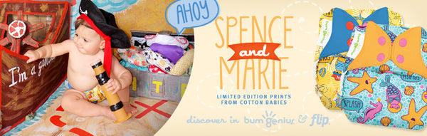 Spence & Marie Limited Edition prints | Flip & bumGenius by Cotton Babies