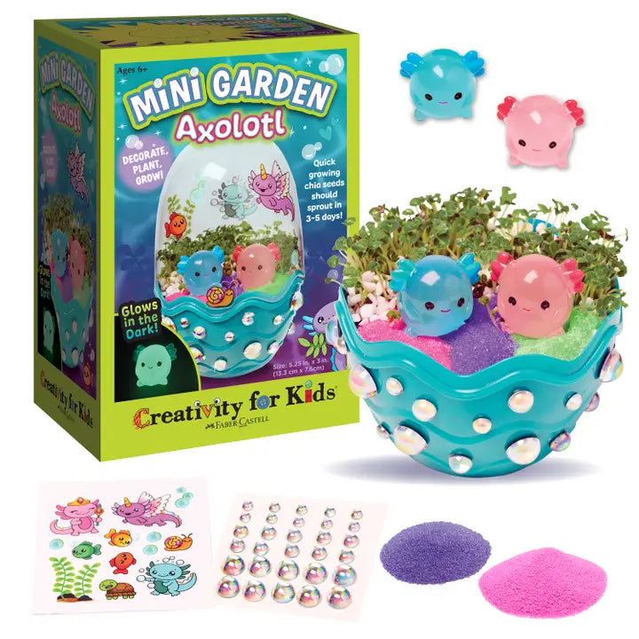 Grow A Mini Garden - Axolotl - DIY Craft Kit