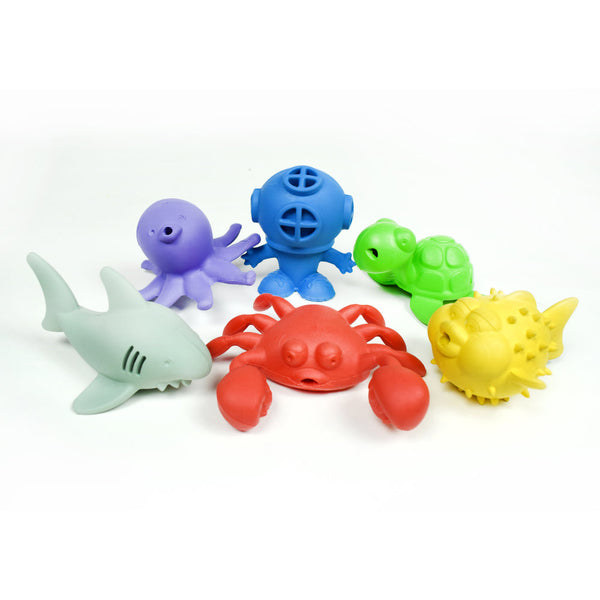 rubber bath toys