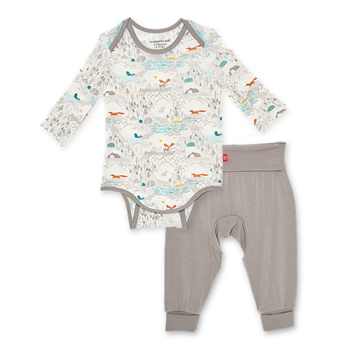 Modal Magnetic Bodysuit & Pants | Magnetic — Nature Baby