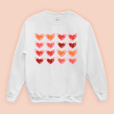 Heart Sunnies | Sweatshirt
