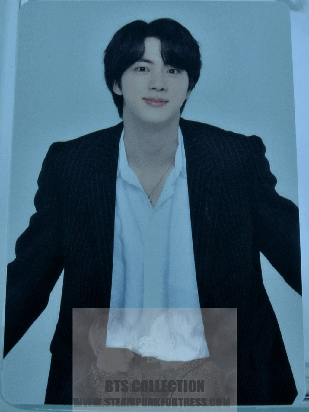 jin files on X: SEOKJIN IN THIS BLUE SUIT  / X
