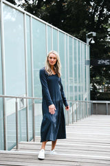 3rd Story Tiered Maxi Long Sleeve Dress Ink From BoxHill
