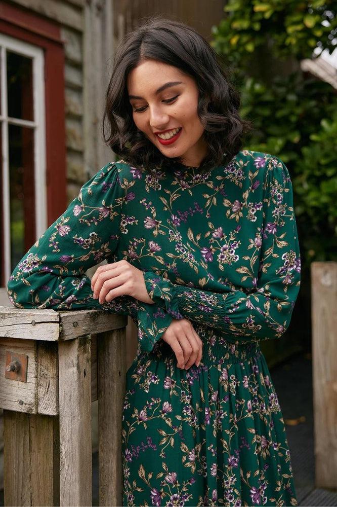 Lemon Tree Esme Lined Dress Forest – BoxHill