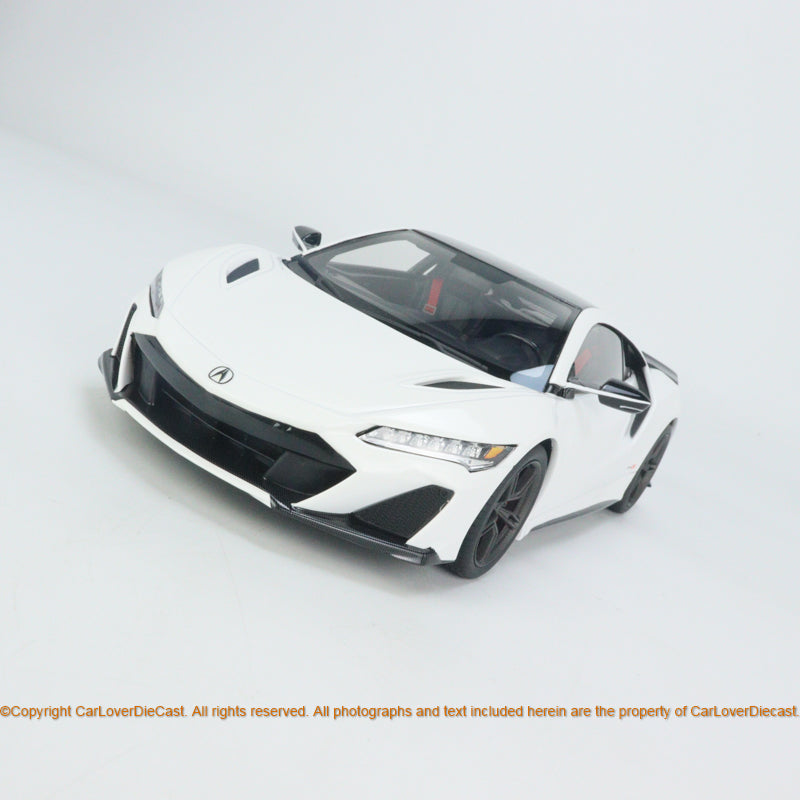 ◎TOP SPEED 1/18 アキュラ（ホンダ） NSX タイプS 2022 ホワイト-