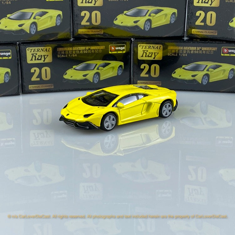 Feat zwanger Bengelen Bburago 1:64 Lamborghini Aventador 50th Anniversary 18-59000#20 diecas –  carloverdiecast