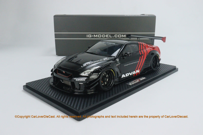 Ignition Model 1:18 LB-WORKS Nissan GT-R R35 type 2 Black/Red