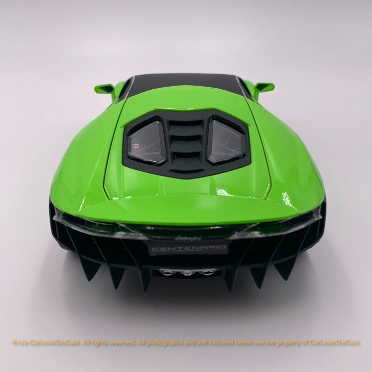 Maisto 1:18 Lamborghini Centenario 10-31386 (light green) diecast car model
