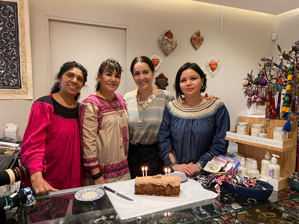 Elsa Domínguez, Ana Rama, Claudia Muñoz y Brenda Valdez