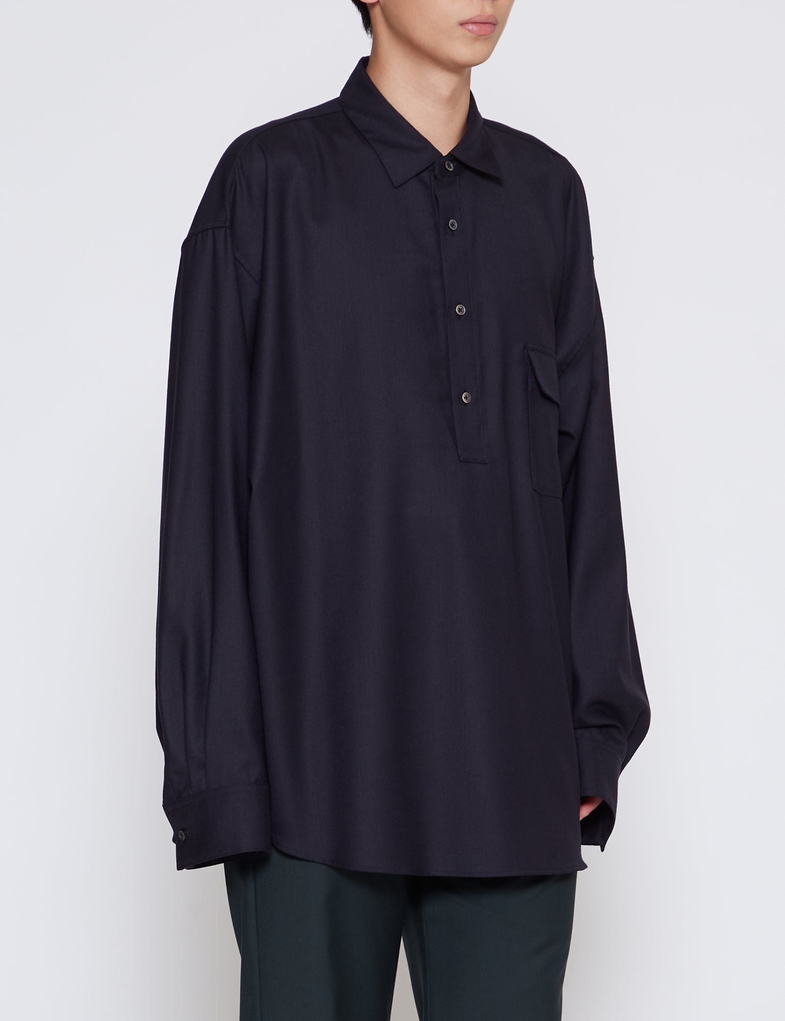 stein OVERSIZED PULLOVER SHIRT - トップス