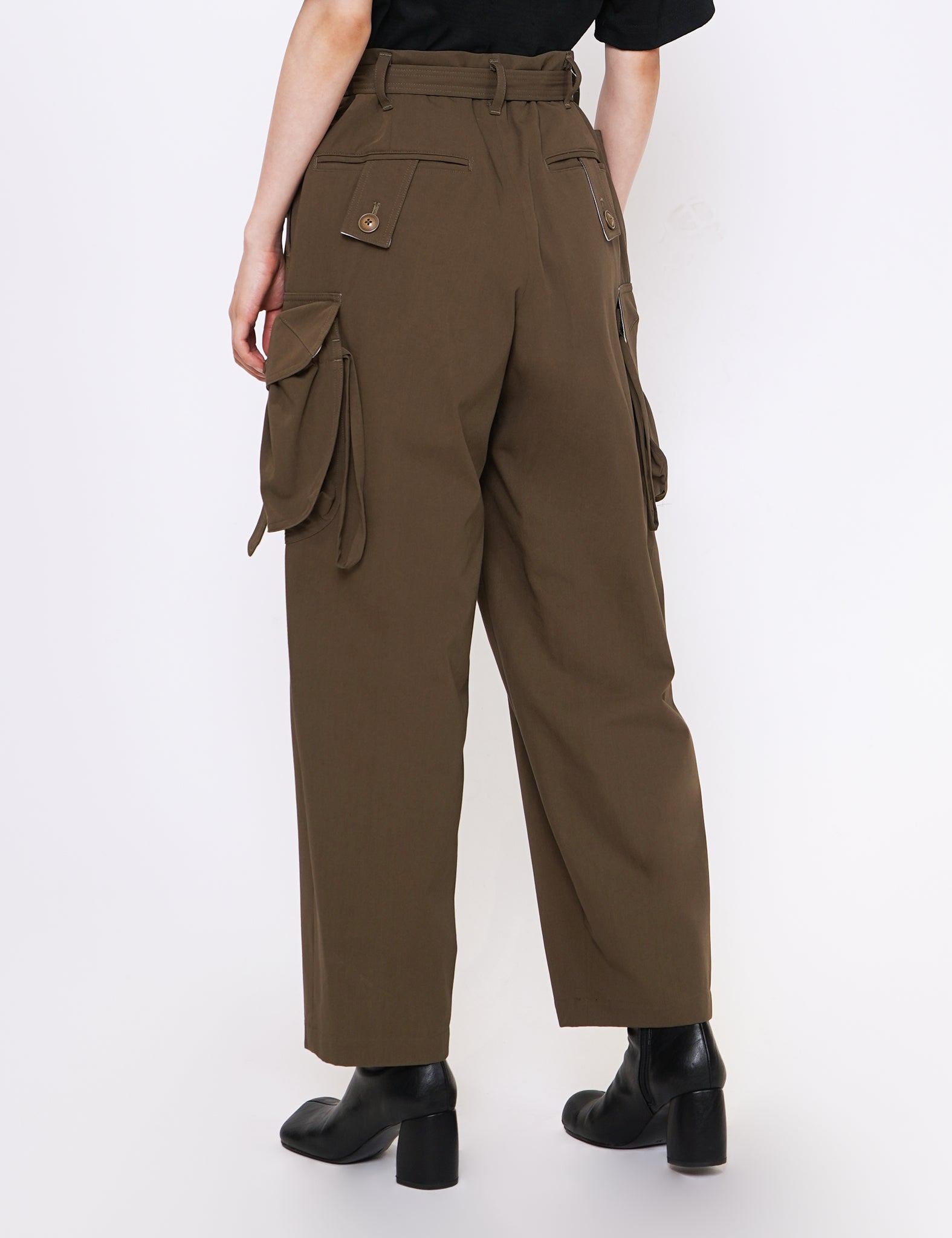 KHOKI KHAKI ARMY COTTON GABARDINE TROUSERS – GRAPH LAYER