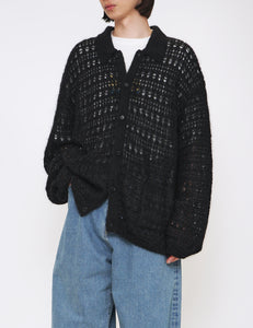 高品質】 MESH YOKE MOHAIR by SILK YOKE KNIT SILK MESH MOHAIR KNIT