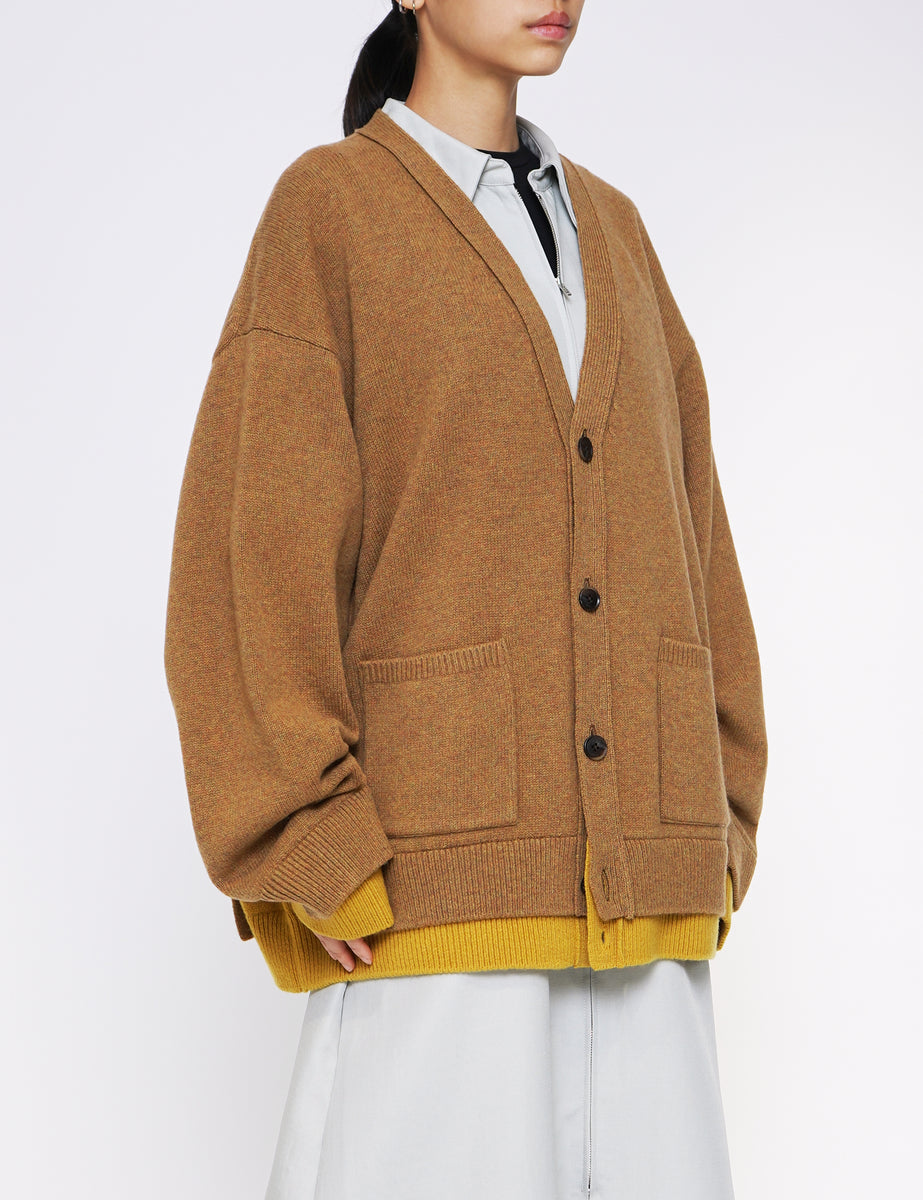 人気絶頂 22AW YOKE Connecting Connecting Cardigan Border Cardigan