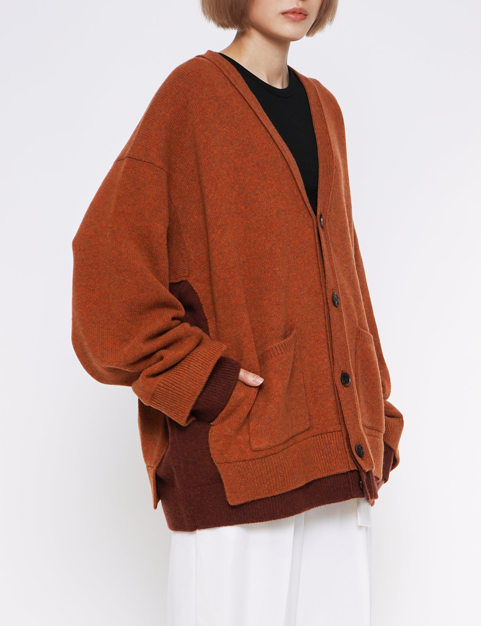 ファッションなデザイン YOKE Connecting Cardigan S ecousarecycling.com