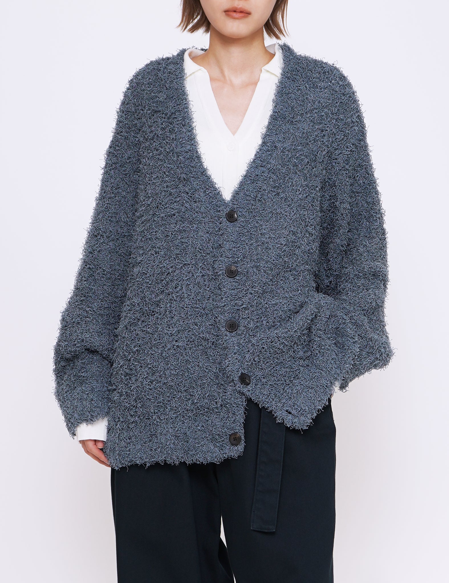 熱い販売 YOKE 22ss Bushy Cotton Cardigan - トップス