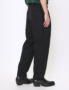 stein BLACK DOUBLE WIDE TROUSERS – GRAPH LAYER