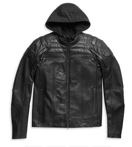 Harley Davidson Embossed Eagle Motorcycle Jacket