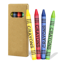 Wax Crayon Set in Cardboard Box