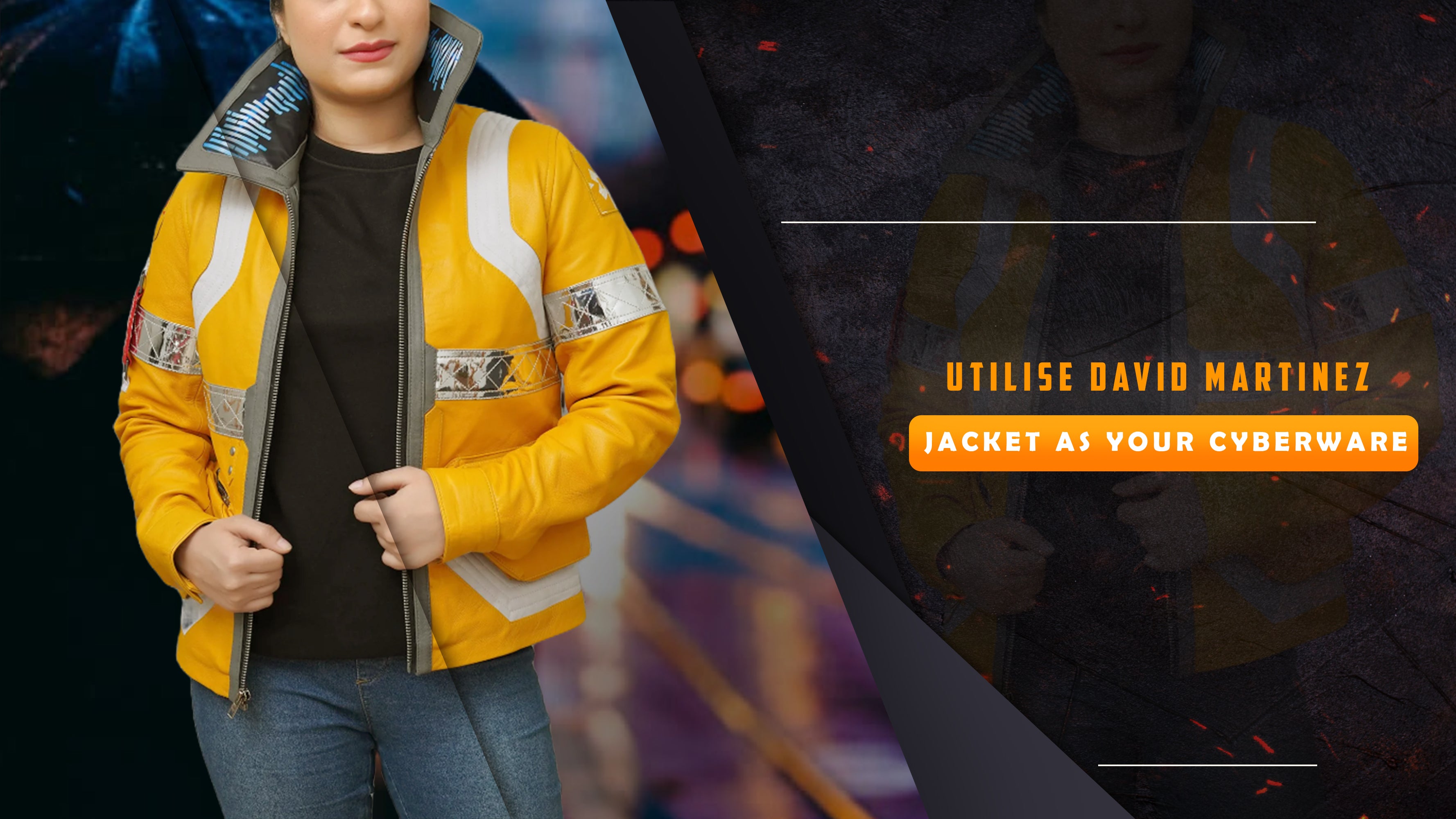 Utilise David Martinez Jacket as your Cyberware