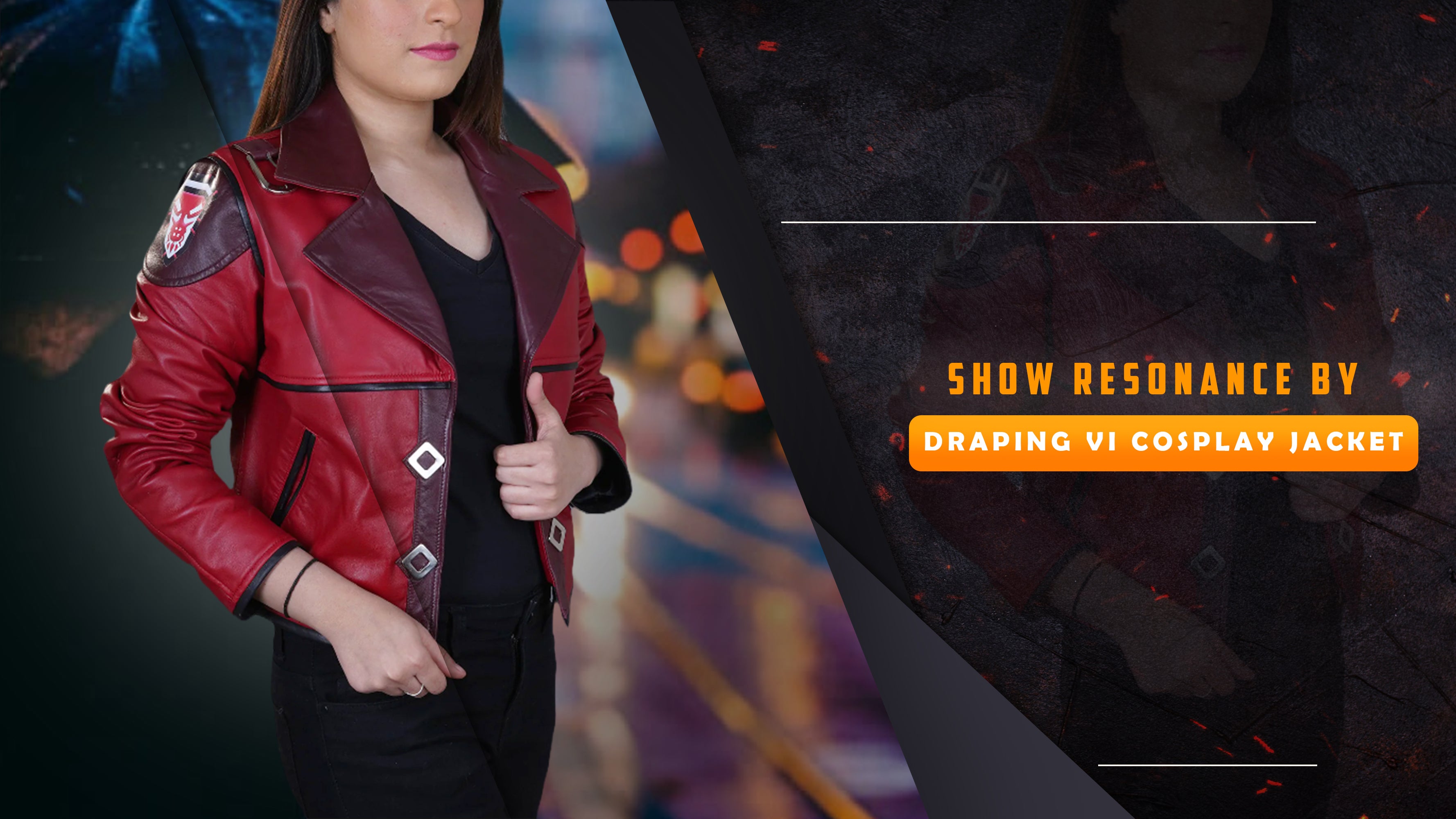 Show Resonance by Draping Vi Cosplay Jacket