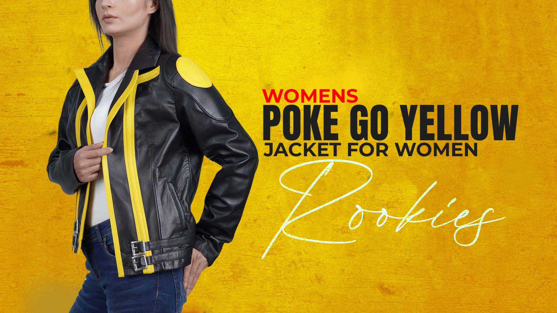 Womens Poke Go Yellow Jacket For Women Rookies