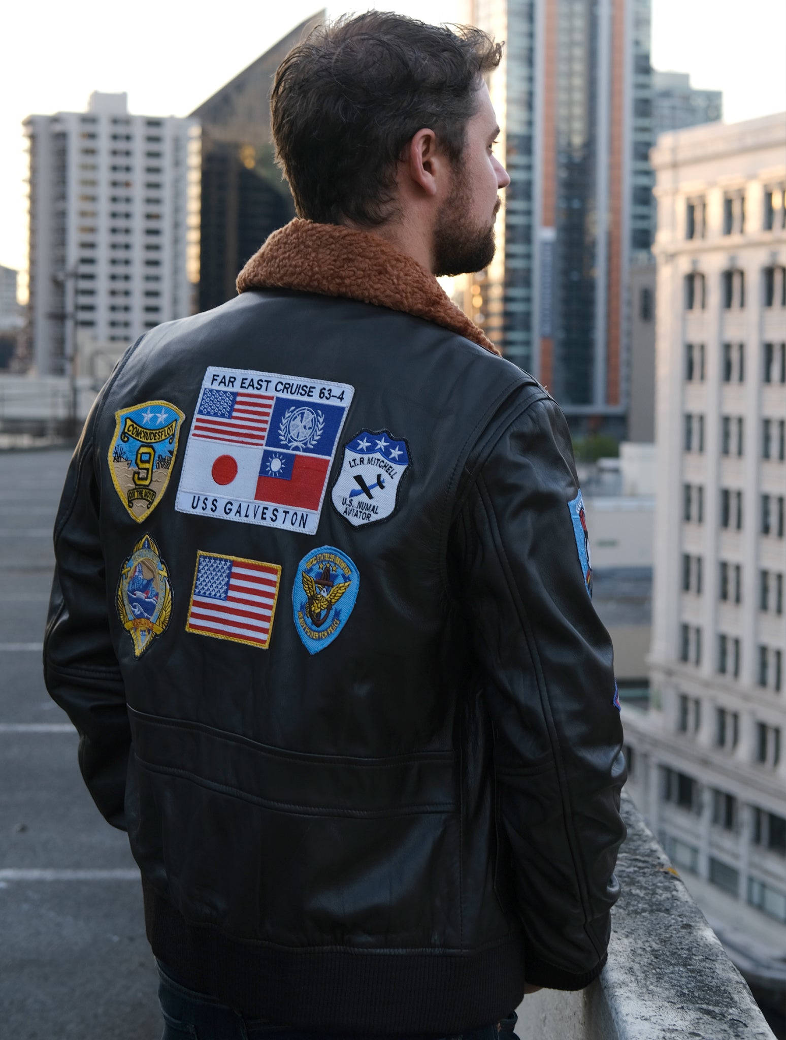 Top Gun Leather Jacket This Pilot Jacket Wear Tom Cruise Airforce ...