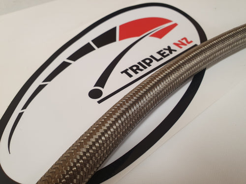 AN8 Stainless Steel Braided Fuel Hose – Triplex NZ