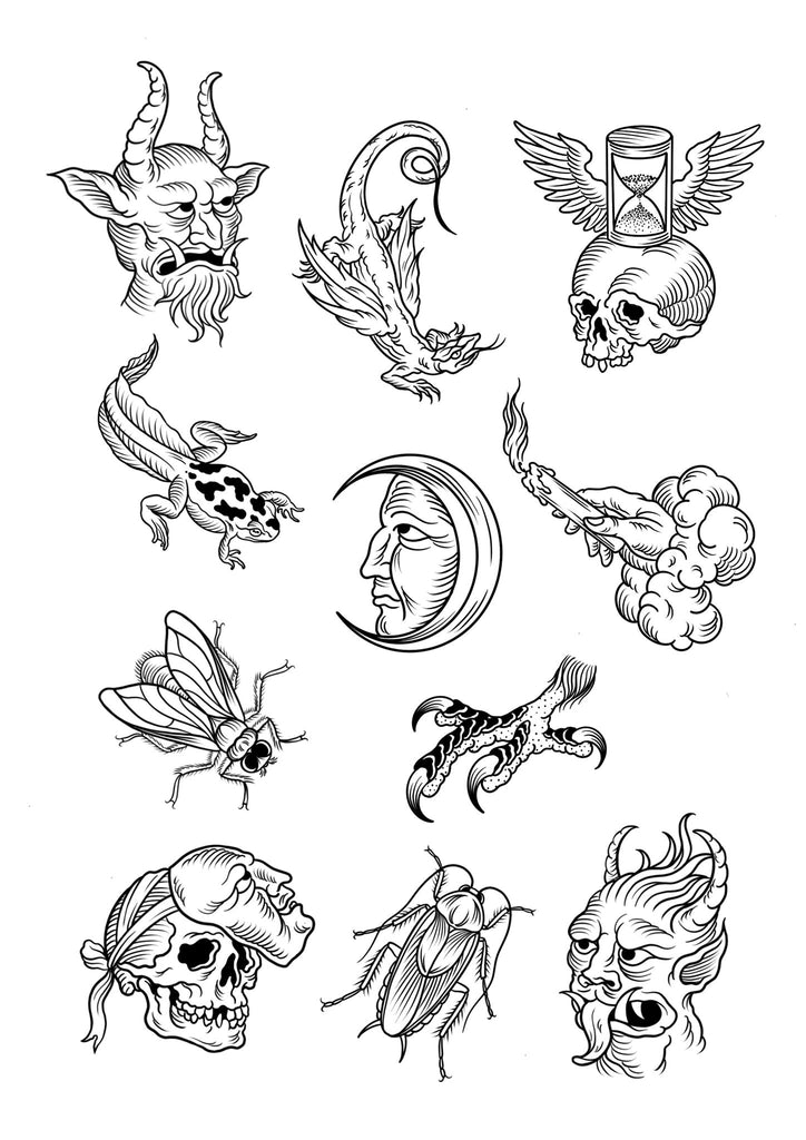 Colin Clark’s Halloween Flash sheet