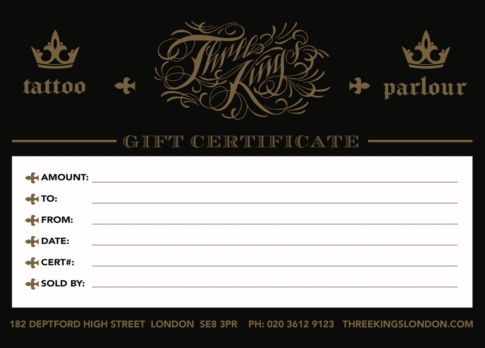 Victorian style gift certificates by Laura Crane on Dribbble