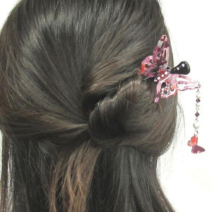Teal Kanzashi Flower Hair Clipjapanese Hair  Etsy