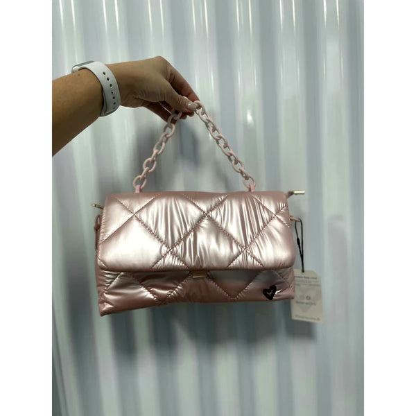 PreneLOVE Princeton Puffer Bag in Pink – DazzleUSA
