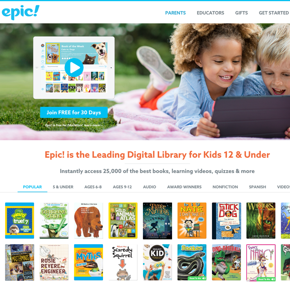 epic books for free