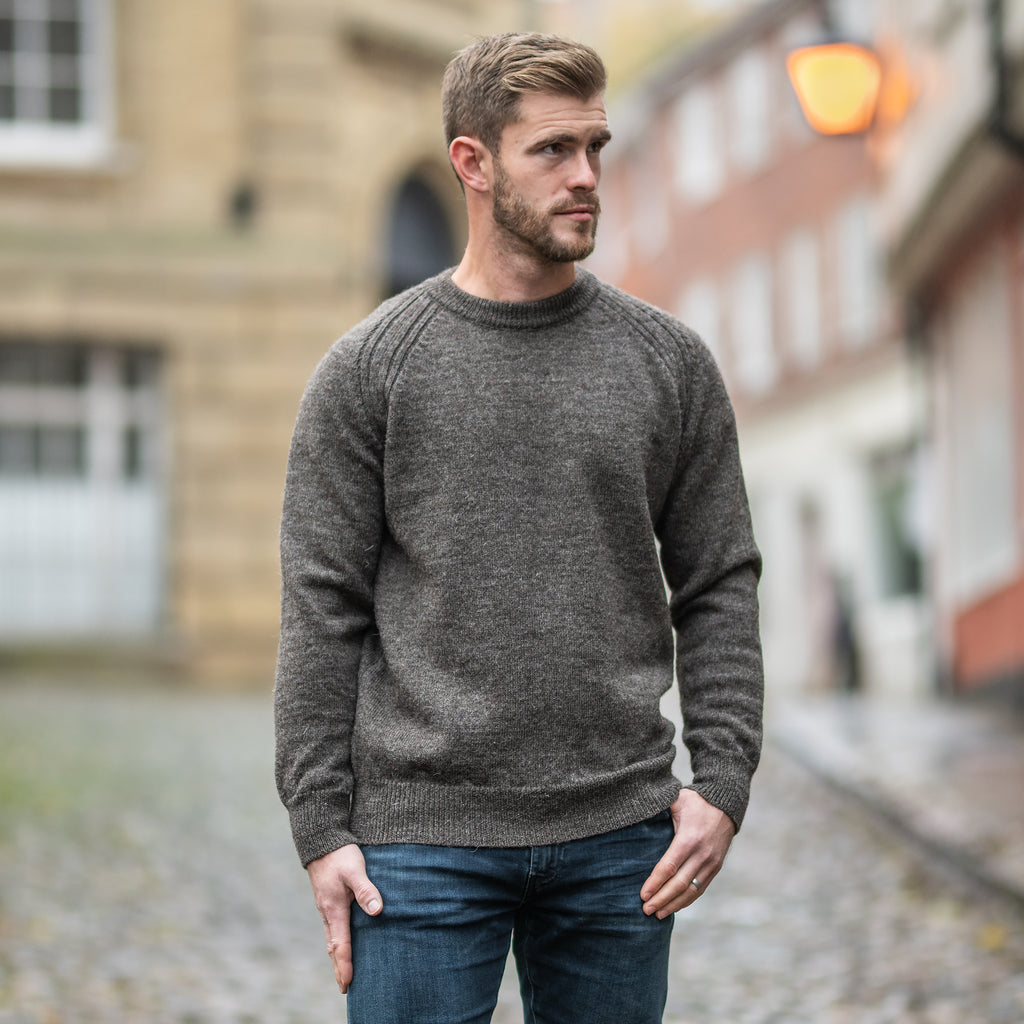 Black Sheep Crew neck pure wool sweater – Black Sheep Knitwear