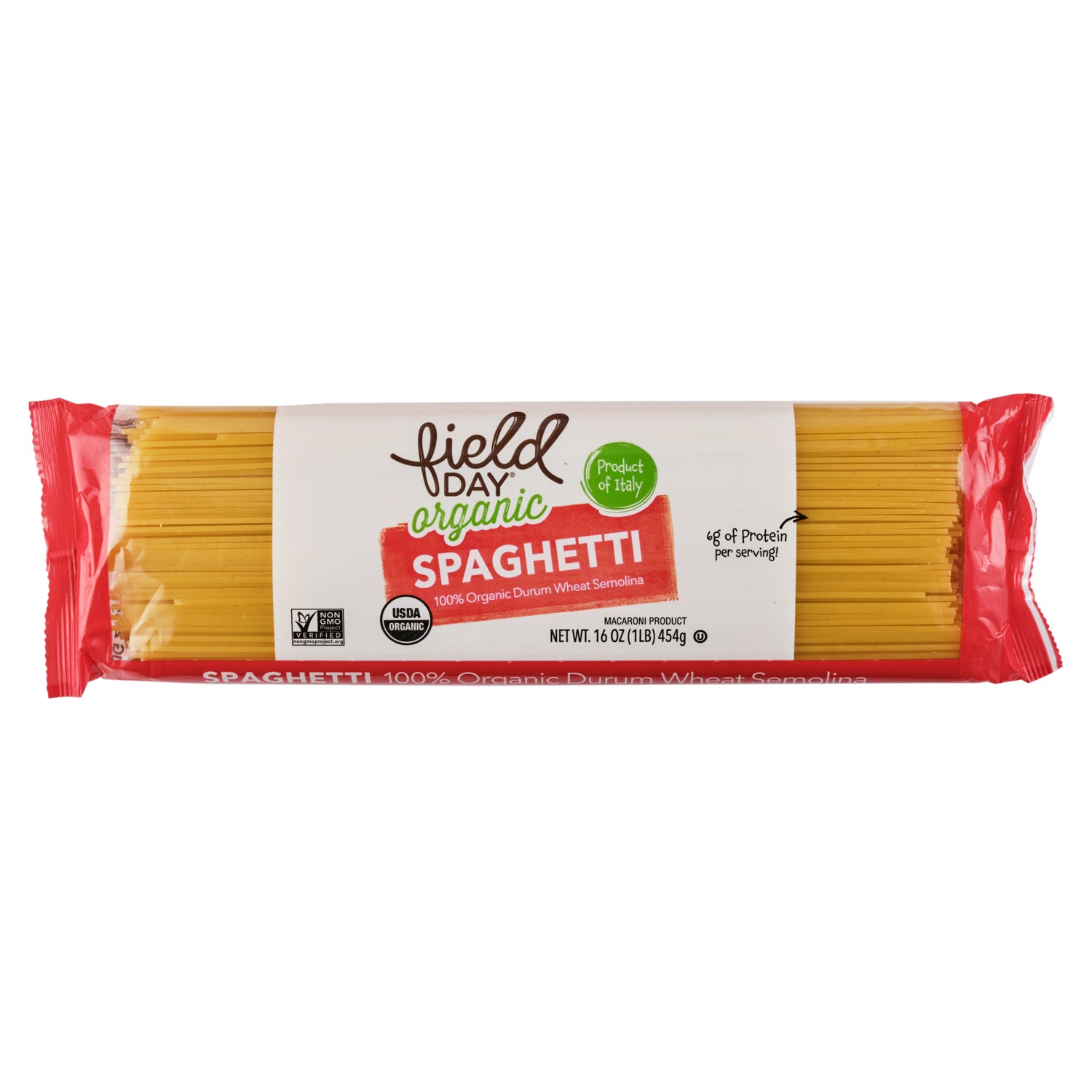 Field Day Organic Traditional Spaghetti Pasta 454g – Healthy Options