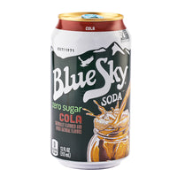 Blue Sky Zero Sugar Cola Soda 355ml