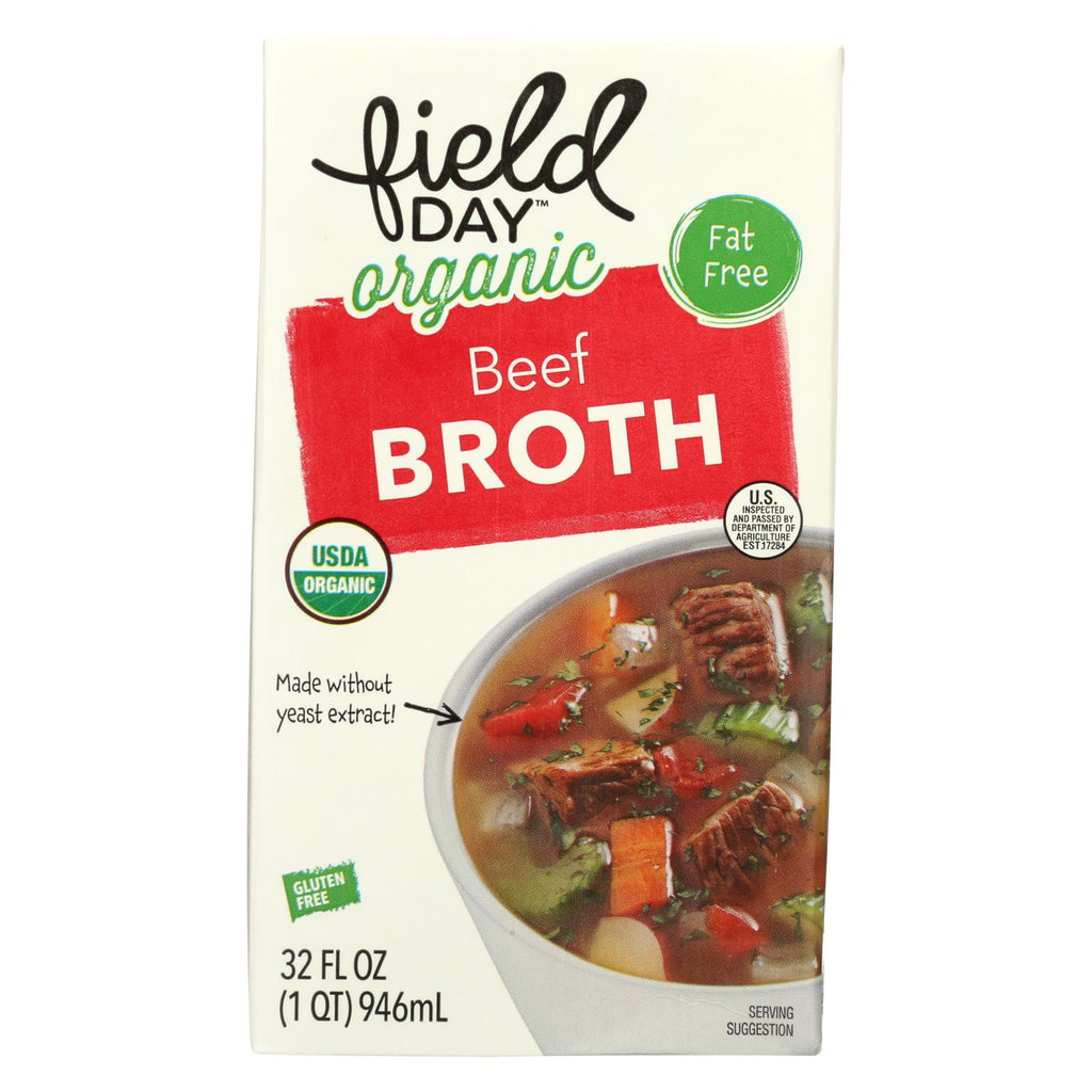 Field Day Organic Beef Broth 946ml – Healthy Options