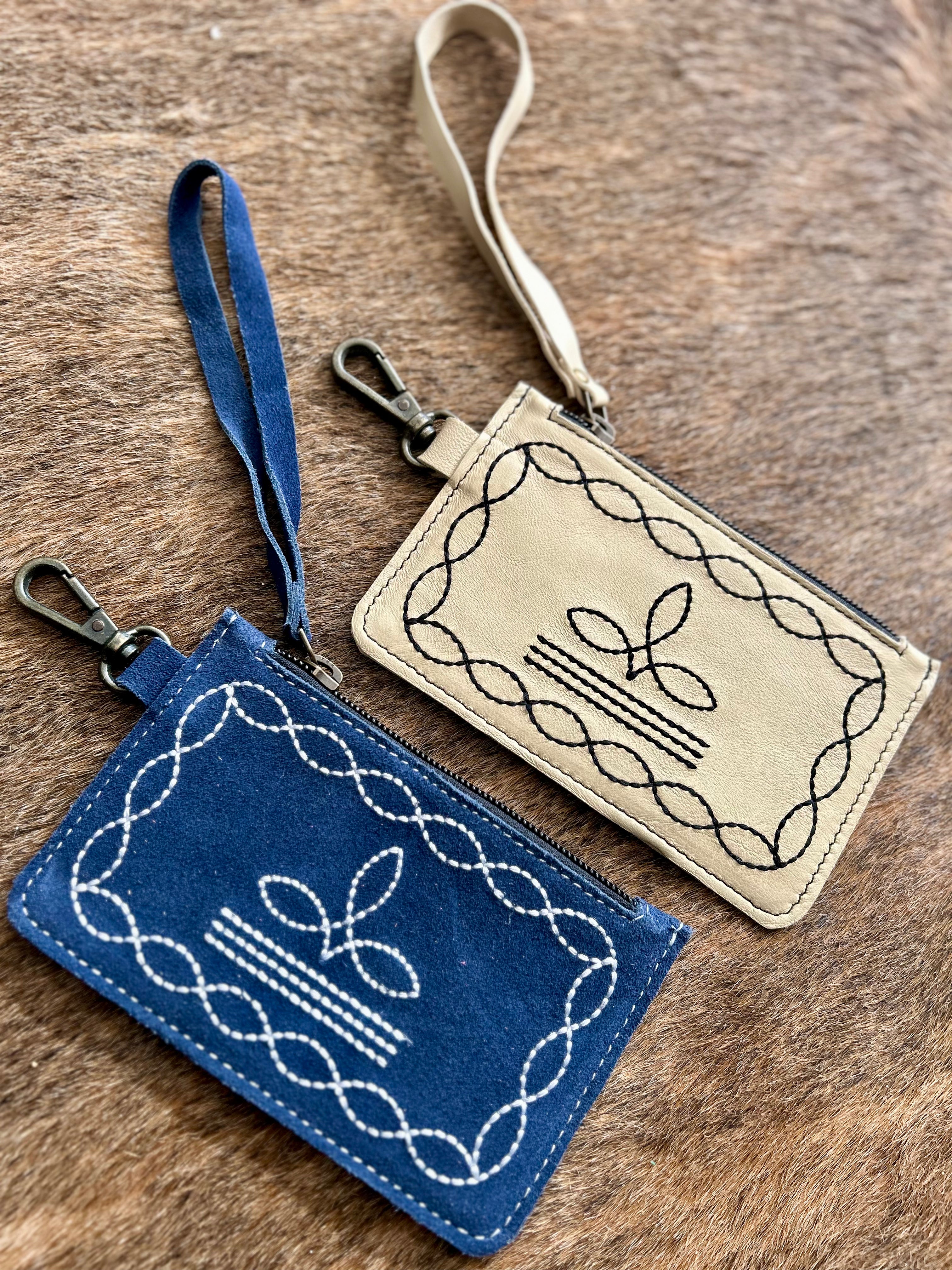 Boot Stitch Coin Pouch