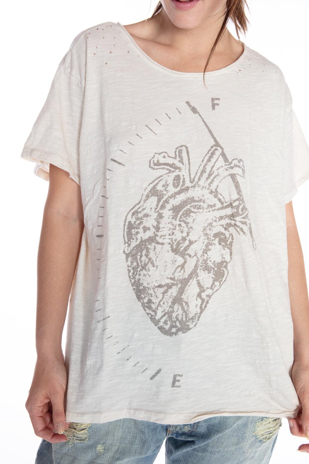 Paisley Peach Boutique - Louis Vuitton heart t-shirt 🤎💗 $28