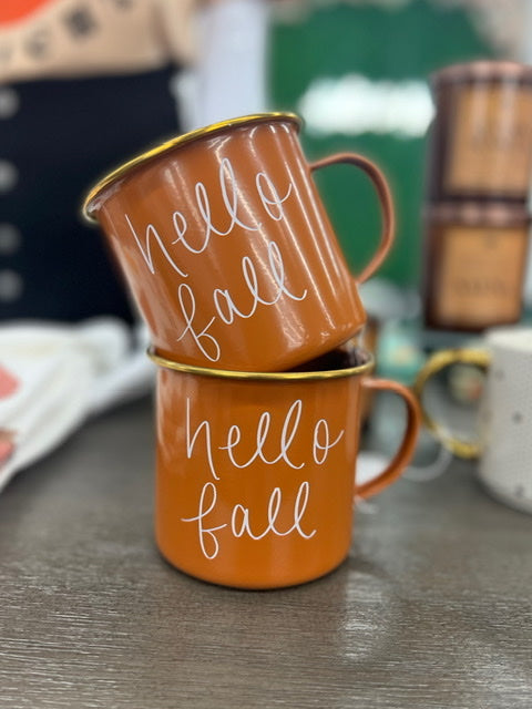 I Love Fall Most of All Campfire Coffee Mug - Pretty Collected