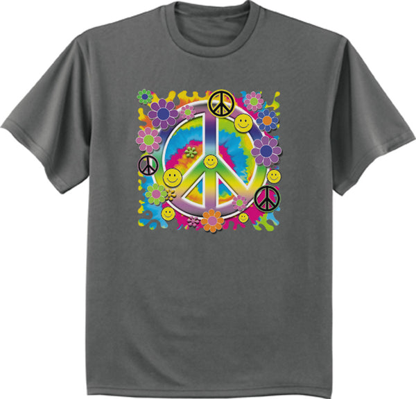 Hippie Peace Sign T-shirt – Decked Out Duds