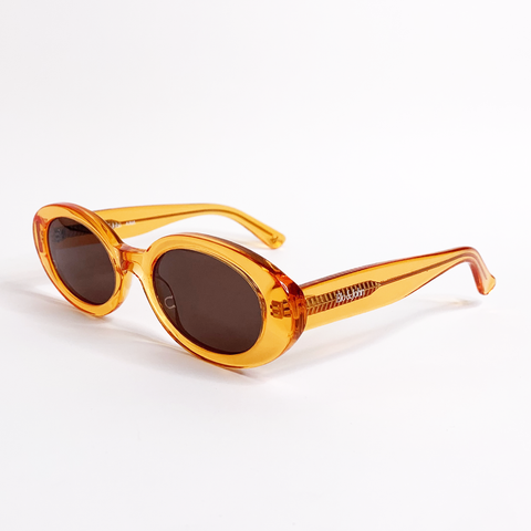 Lunettes de soleil ovale KAIA orange